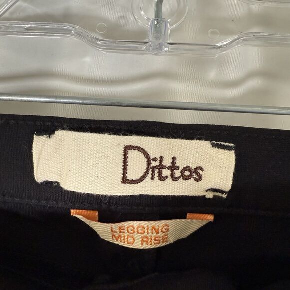New Dittos Jeans Women's 28 Black Button ZIp Maxine Side Zip Ponte Leggings - Picture 7 of 12